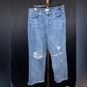 Forever 21 distressed women’s baggy jeans size 30